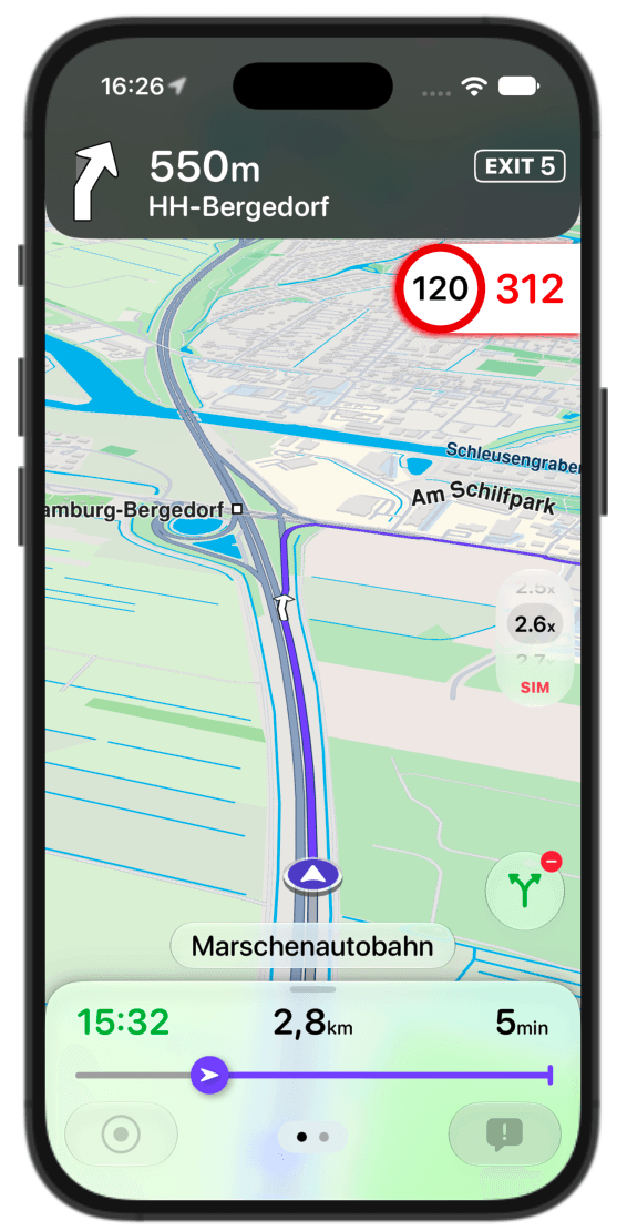 Better roadblock notifications
