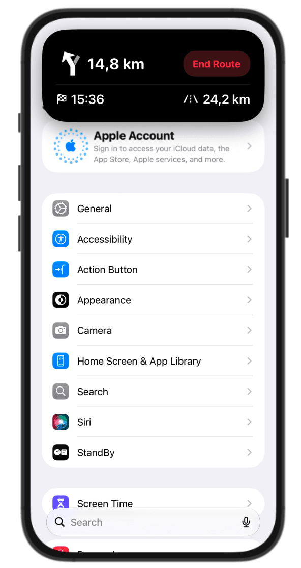New Activity Widget design 2