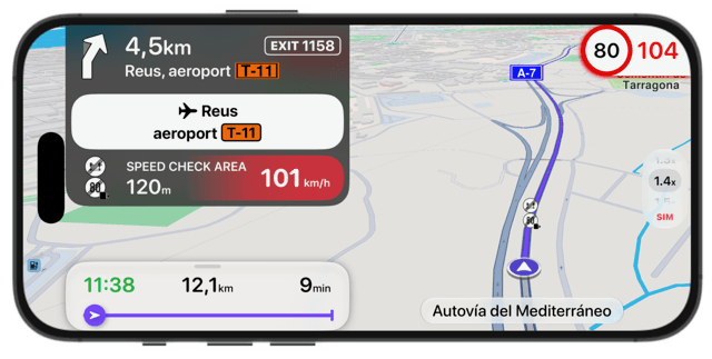 Speed Check Panel